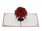Preview: 3D Karte Baum rot